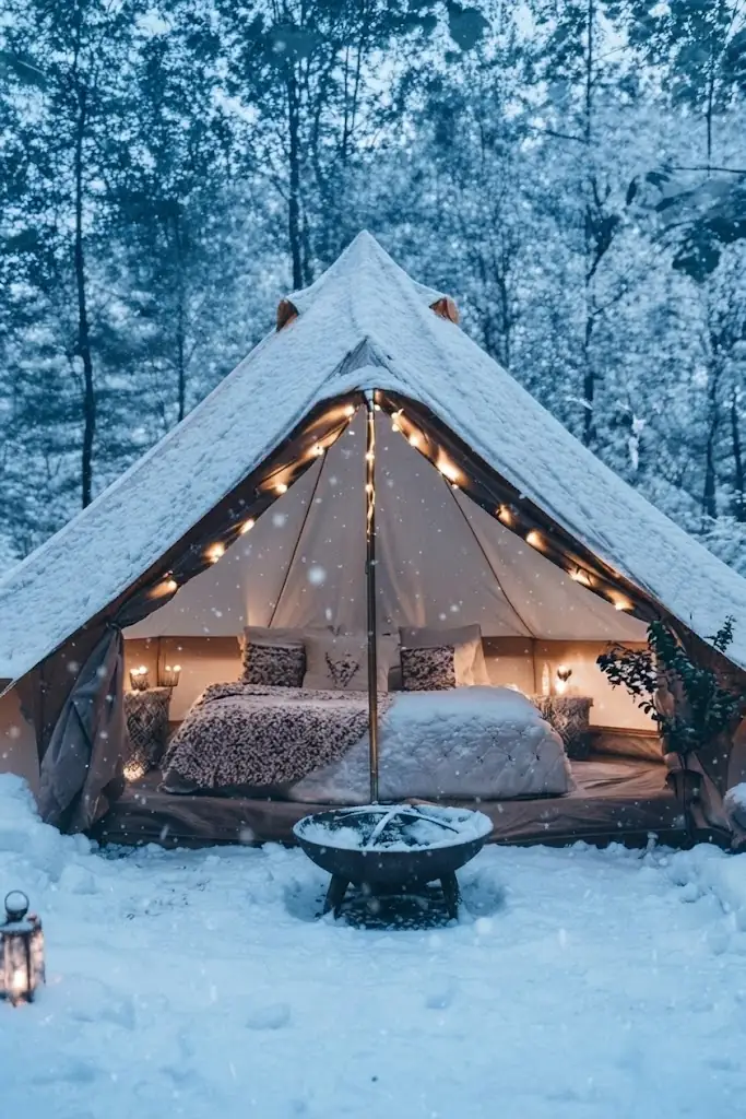 Domo geodésico de glamping integrado en la naturaleza de Que Significa, Argentina