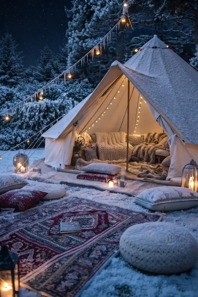 Domo geodésico de glamping integrado en la naturaleza de Ushuaia, Argentina