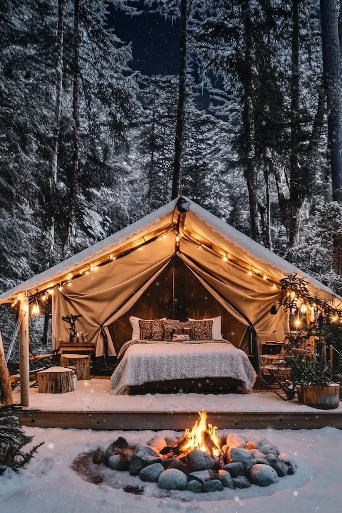 Domo geodésico de glamping integrado en la naturaleza de El Chaltén, Argentina