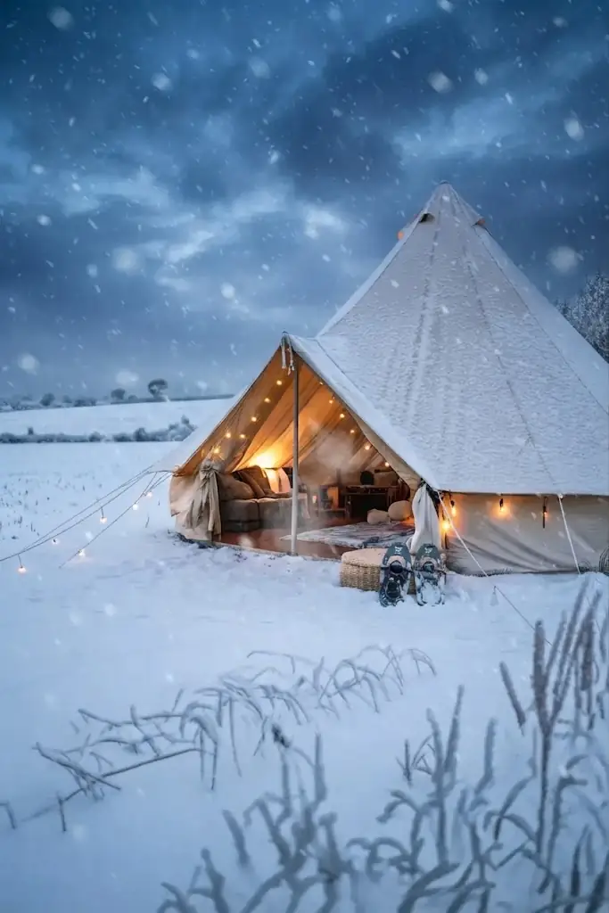 Domo geodésico de glamping integrado en la naturaleza de El Refugio Nono, Argentina