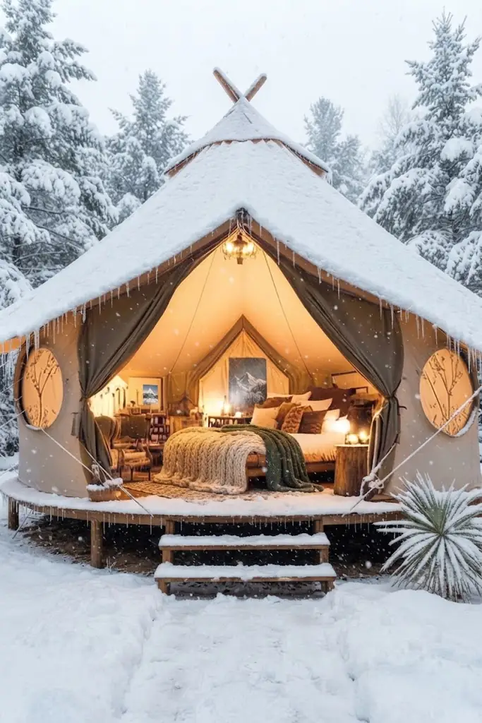 Domo geodésico de glamping integrado en la naturaleza de Mendoza Argentina, Argentina