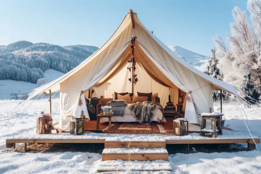 Domo geodésico de glamping integrado en la naturaleza de Tucumán, Argentina