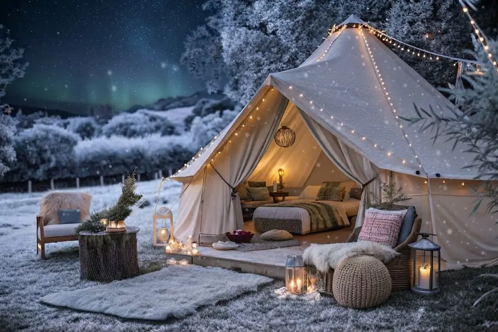 Domo geodésico de glamping integrado en la naturaleza de Tafí del Valle, Argentina