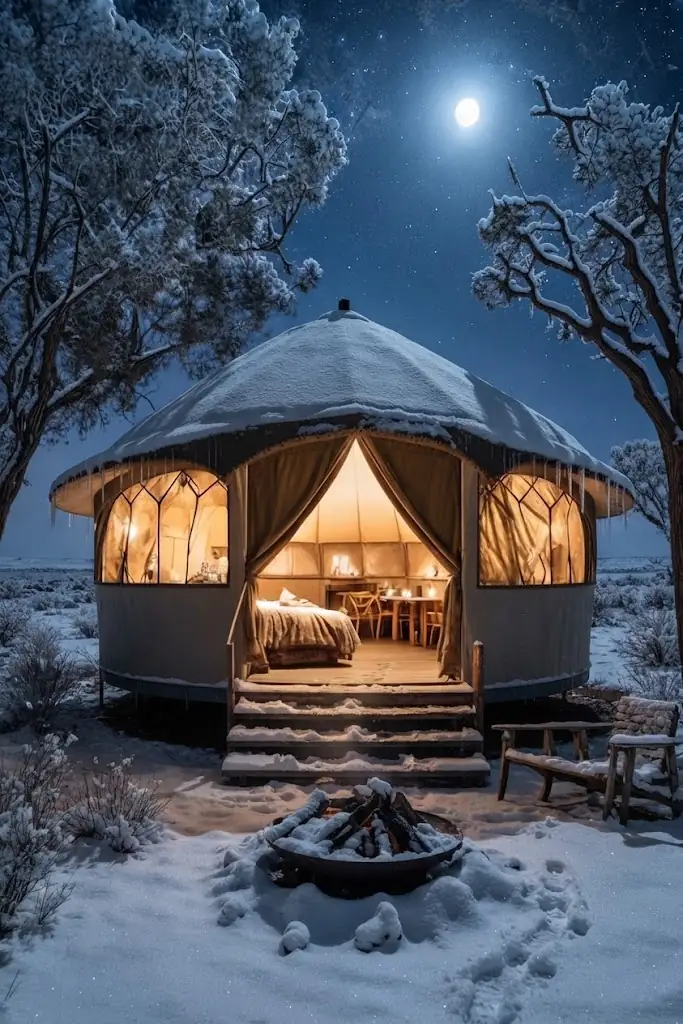 Domo geodésico de glamping integrado en la naturaleza de la selva de Iguazú, Argentina