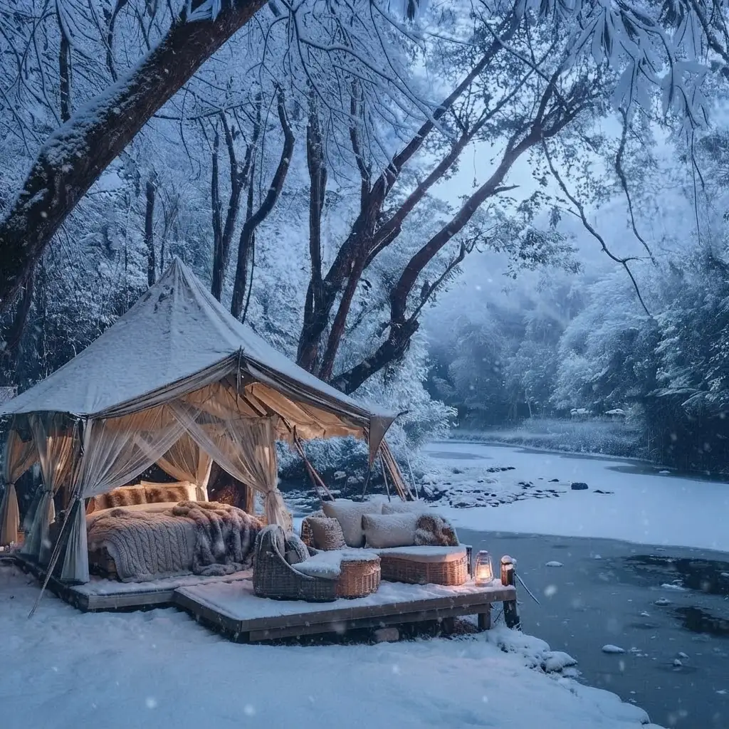 Domo geodésico de glamping integrado en la naturaleza de Corrientes, Argentina