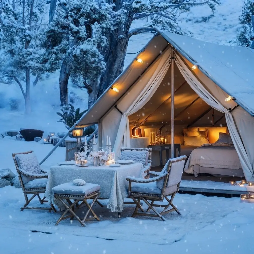 Domo geodésico de glamping integrado en la naturaleza de Refugio Natural, Argentina
