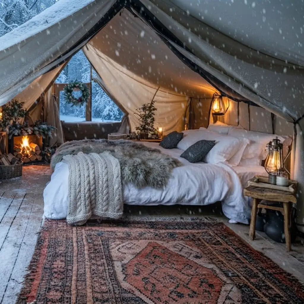 Domo geodésico de glamping integrado en la naturaleza de Willkay, Argentina